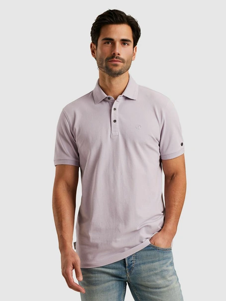 Cast Iron Short sleeve polo fine pique essen