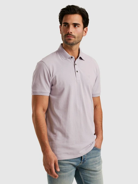 Cast Iron Short sleeve polo fine pique essen