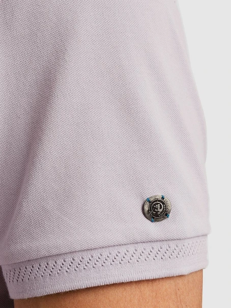 Cast Iron Short sleeve polo fine pique essen