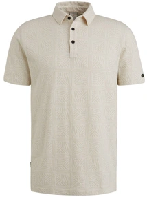 Cast Iron Short sleeve polo Jacquard aop
