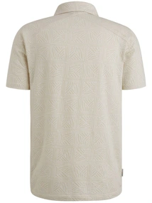 Cast Iron Short sleeve polo Jacquard aop
