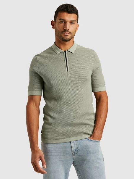 Cast Iron Short sleeve polo regular fit cott