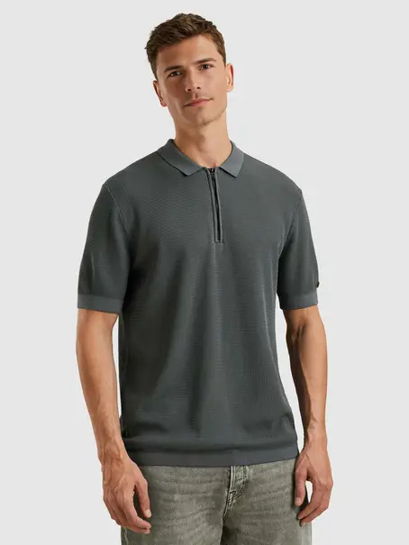 Cast Iron Short sleeve polo regular fit cott