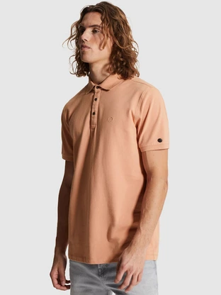 Cast Iron Short sleeve polo slim fit fine pi