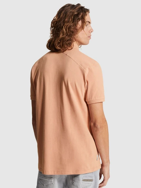 Cast Iron Short sleeve polo slim fit fine pi