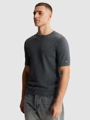 Cast Iron Short sleeve r-neck regular fit co