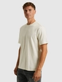 Cast Iron Short sleeve r-neck regular fit in