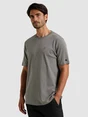 Cast Iron Short sleeve r-neck regular fit in