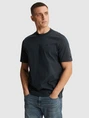 Cast Iron Short sleeve r-neck regular fit in