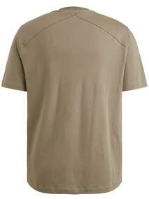 Cast Iron Short sleeve r-neck regular fit in