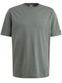 Cast Iron Short sleeve r-neck regular fit in