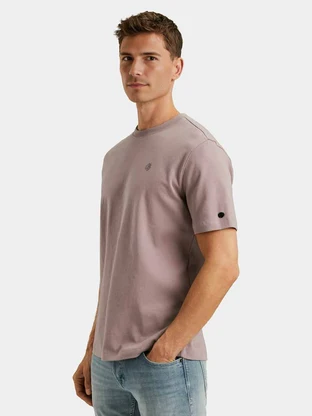 Cast Iron Short sleeve r-neck regular fit in