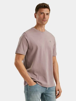 Cast Iron Short sleeve r-neck regular fit in