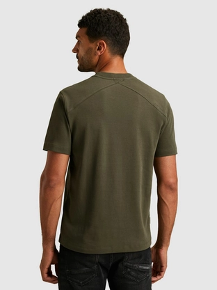 Cast Iron Short sleeve r-neck regular fit in