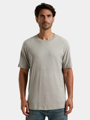Cast Iron Short sleeve r-neck regular fit in