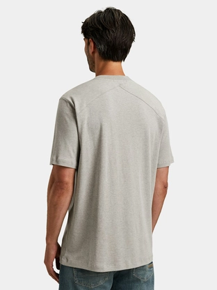 Cast Iron Short sleeve r-neck regular fit in