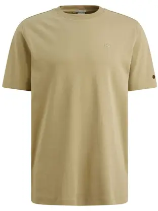 Cast Iron Short sleeve r-neck regular fit in