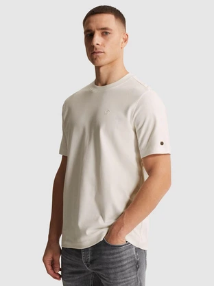 Cast Iron Short sleeve r-neck regular fit in
