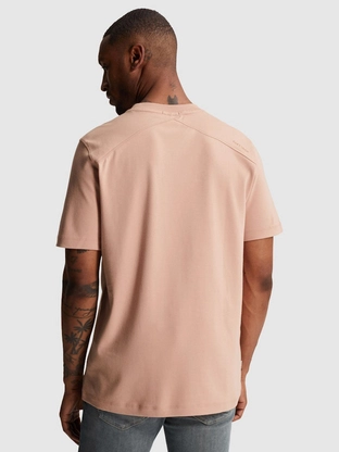 Cast Iron Short sleeve r-neck regular fit in