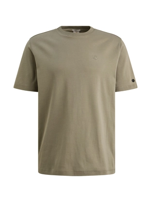 Cast Iron Short sleeve r-neck regular fit in