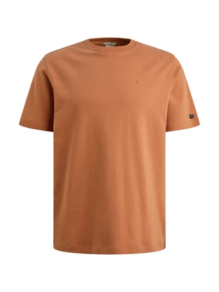 Cast Iron Short sleeve r-neck regular fit in