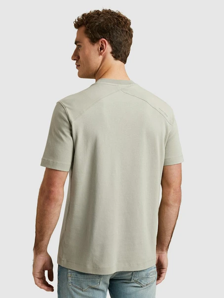 Cast Iron Short sleeve r-neck regular fit in