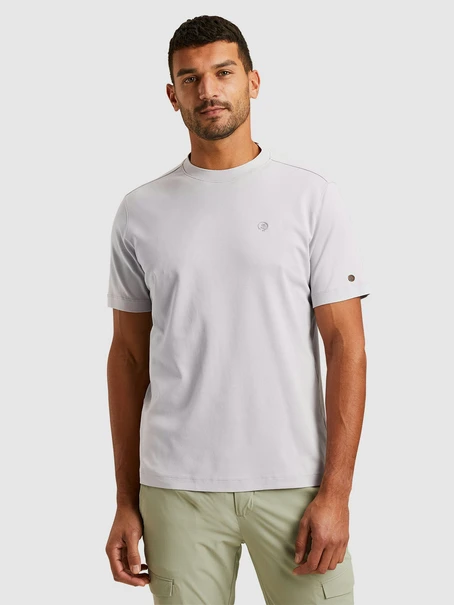 Cast Iron Short sleeve r-neck regular fit in