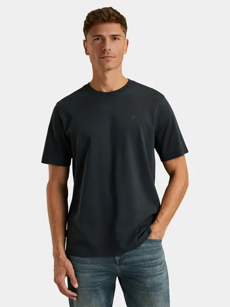 Cast Iron Short sleeve r-neck regular fit in