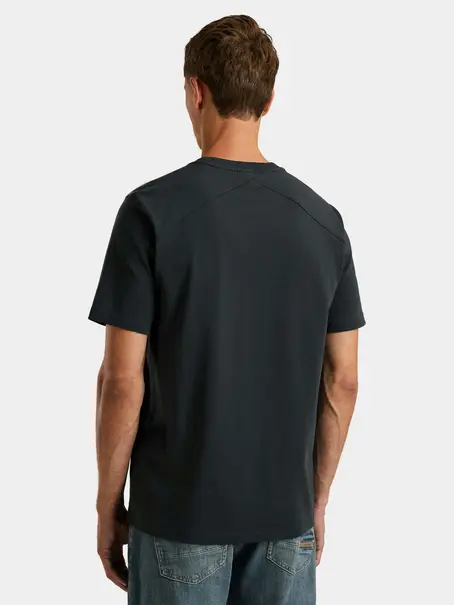 Cast Iron Short sleeve r-neck regular fit in