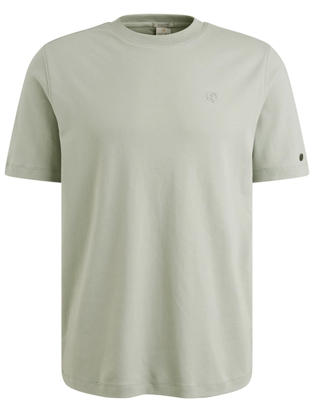 Cast Iron Short sleeve r-neck regular fit in
