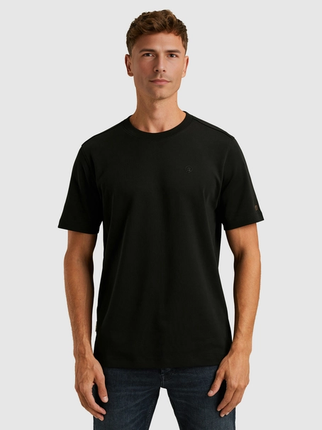 Cast Iron Short sleeve r-neck regular fit in