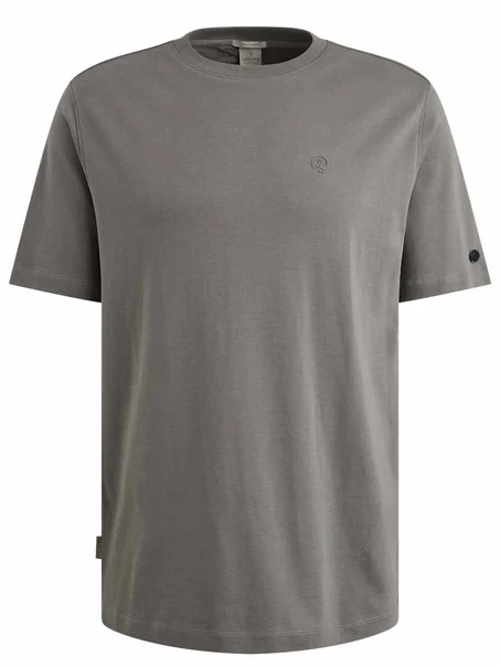 Cast Iron Short sleeve r-neck regular fit in