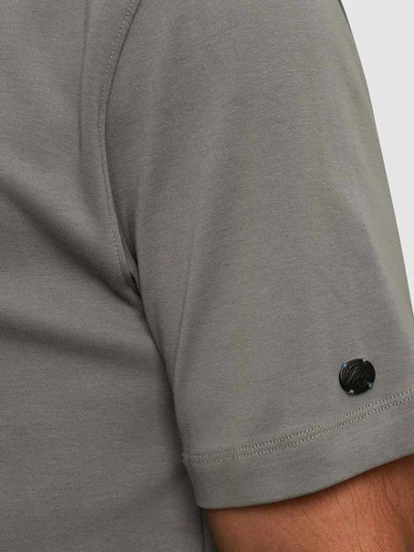 Cast Iron Short sleeve r-neck regular fit in