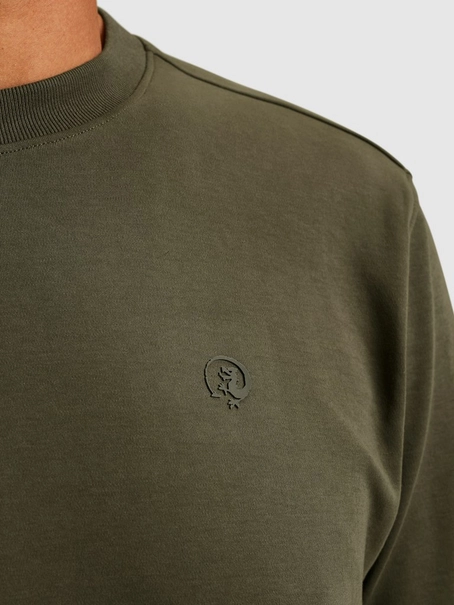 Cast Iron Short sleeve r-neck regular fit in
