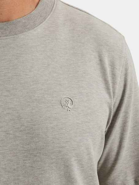Cast Iron Short sleeve r-neck regular fit in