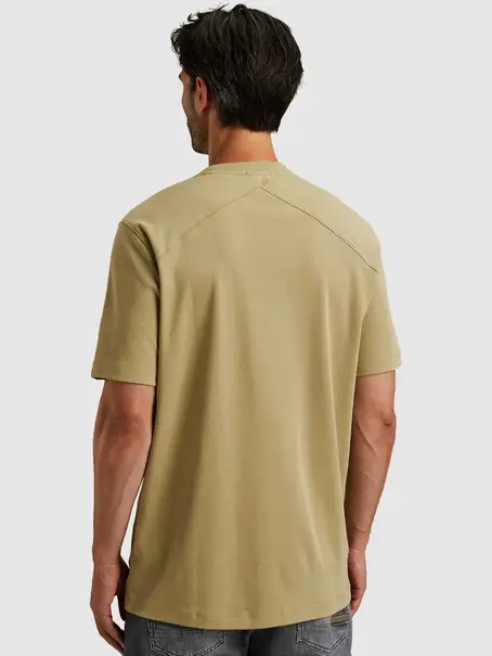 Cast Iron Short sleeve r-neck regular fit in