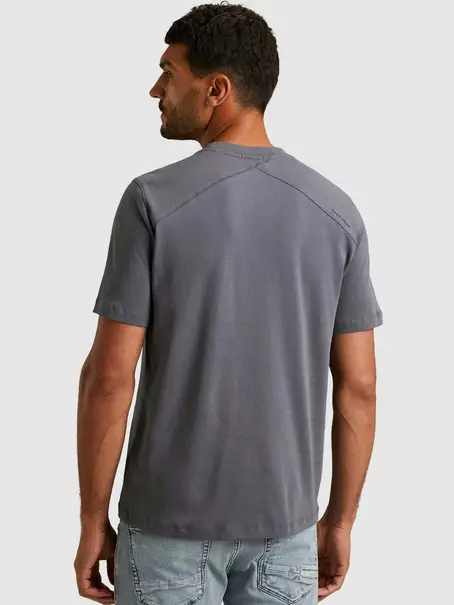Cast Iron Short sleeve r-neck regular fit in