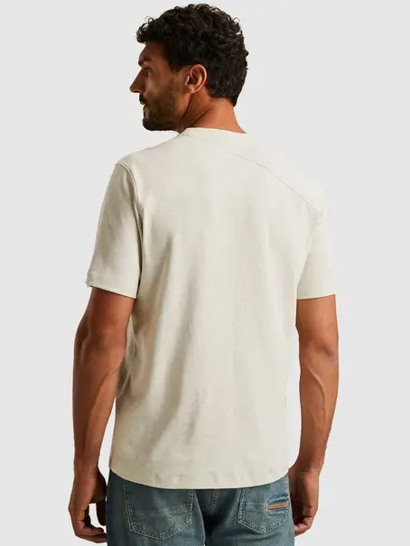 Cast Iron Short sleeve r-neck regular fit in