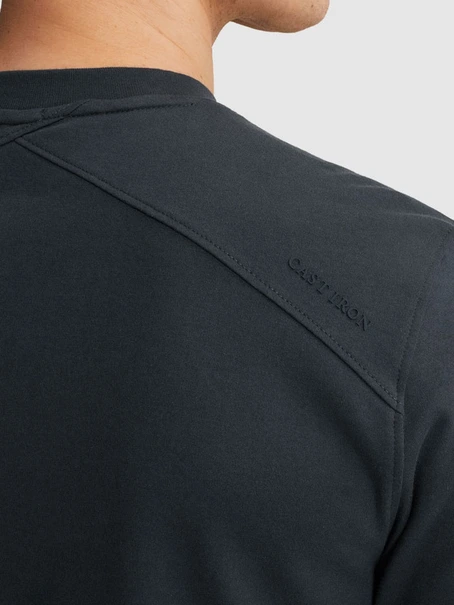 Cast Iron Short sleeve r-neck regular fit in