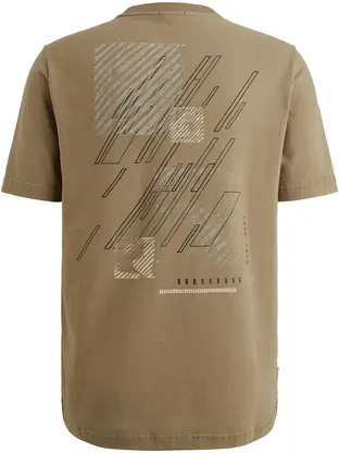 Cast Iron Short sleeve r-neck regular fit pe