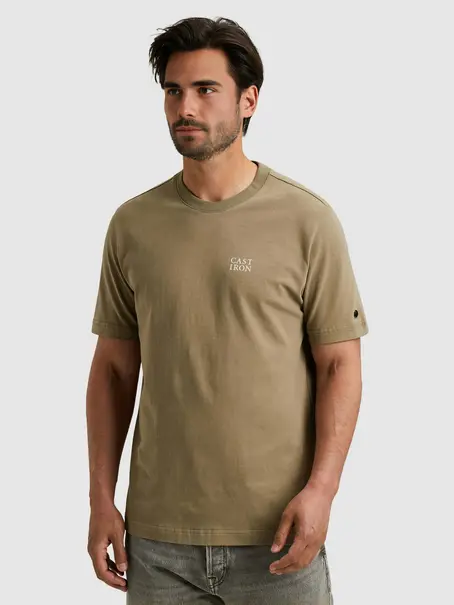 Cast Iron Short sleeve r-neck regular fit pe