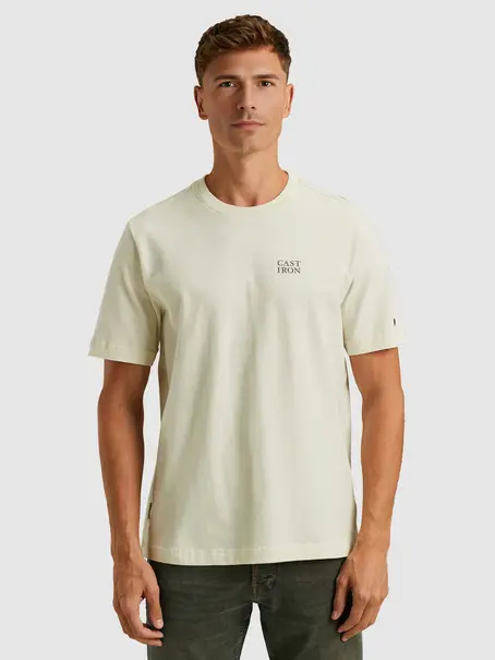 Cast Iron Short sleeve r-neck regular fit pe