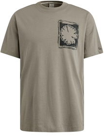 Cast Iron Short sleeve r-neck regular fit si