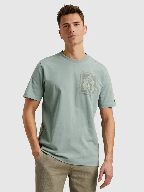 Cast Iron Short sleeve r-neck regular fit si
