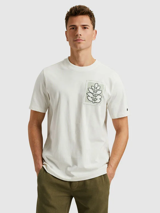 Cast Iron Short sleeve r-neck regular fit si