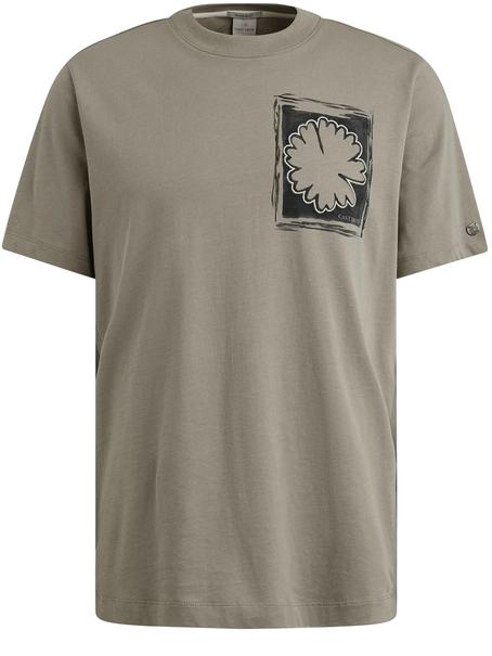 Cast Iron Short sleeve r-neck regular fit si