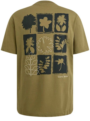 Cast Iron Short sleeve r-neck regular fit si