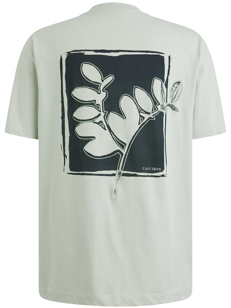 Cast Iron Short sleeve r-neck regular fit si