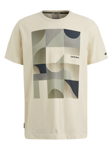 Cast Iron Short sleeve r-neck regular fit tw