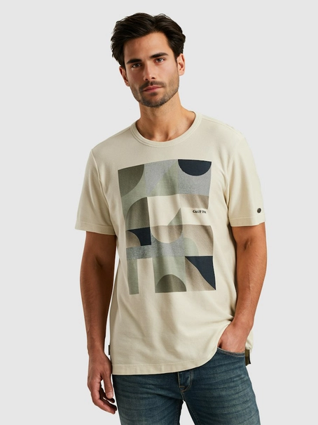 Cast Iron Short sleeve r-neck regular fit tw